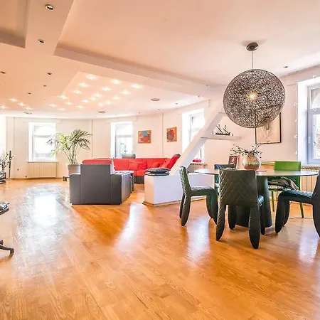 Modern City-Centre Penthouse With Spectacular Views / 135Sqm Zagrzeb Zewnętrze zdjęcie