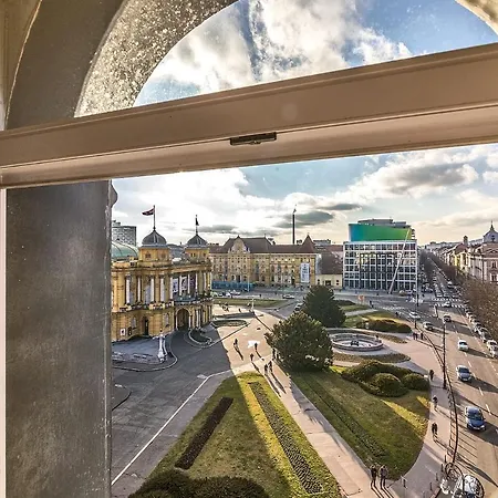 Modern City-Centre Penthouse With Spectacular Views / 135Sqm Zagrzeb Zewnętrze zdjęcie