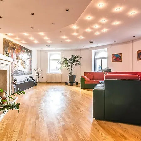 Modern City-Centre Penthouse With Spectacular Views / 135Sqm Zagrzeb Zewnętrze zdjęcie