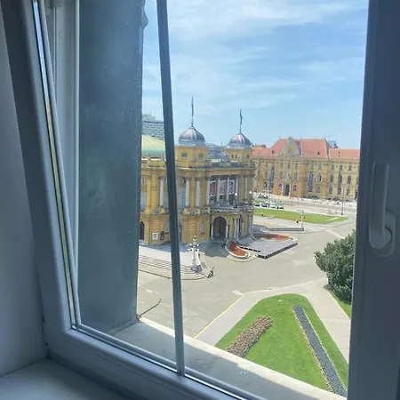 Modern City-Centre Penthouse With Spectacular Views / 135Sqm Zagrzeb Zewnętrze zdjęcie